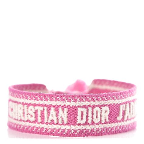 bracelet coton dior|dior pastel pink bracelet.